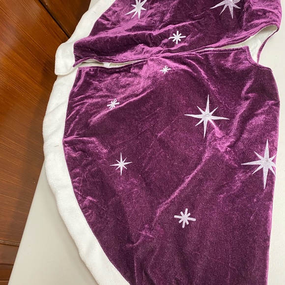 Home Interiors Purple Musical Tree Skirt - Picture 8 of 10